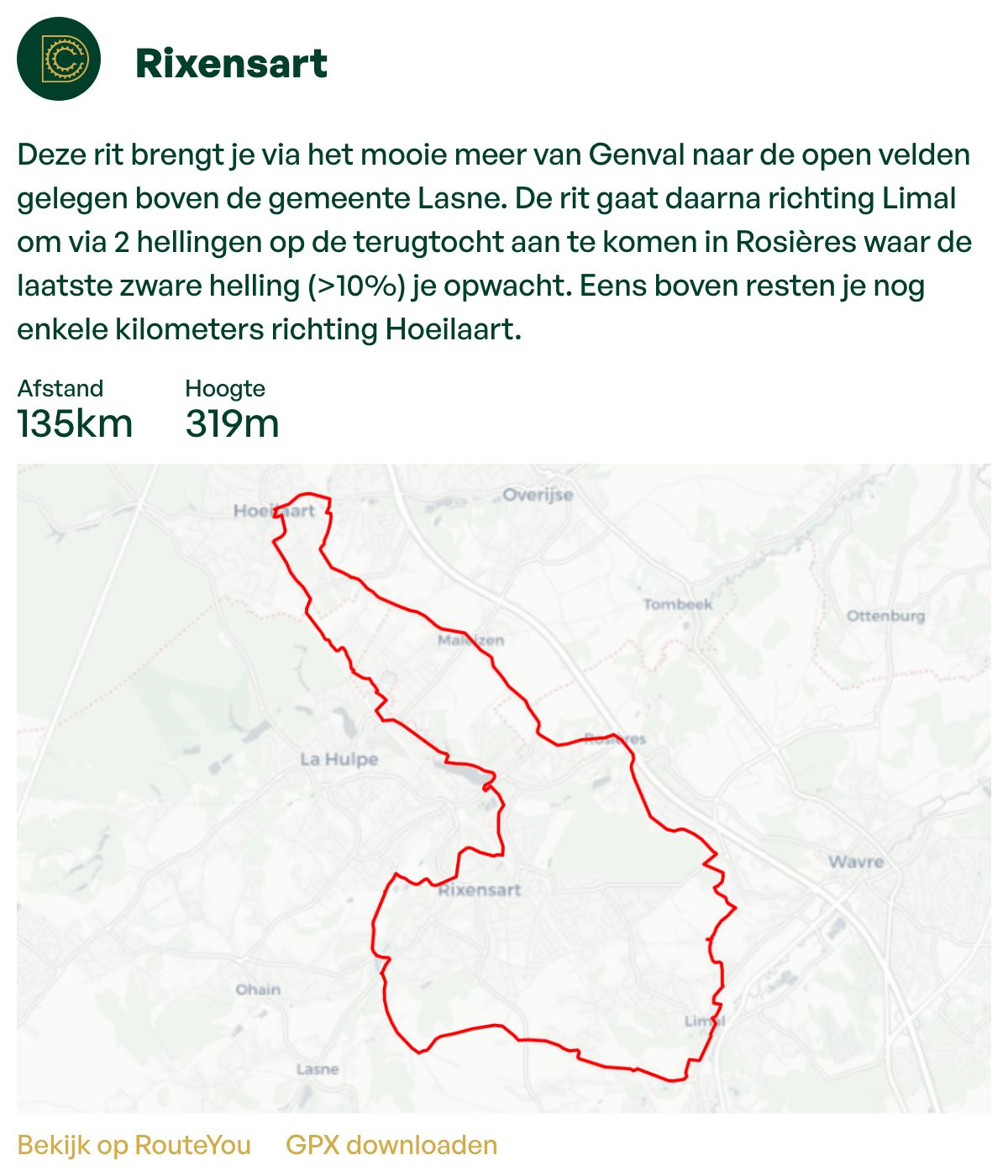 Kalender route